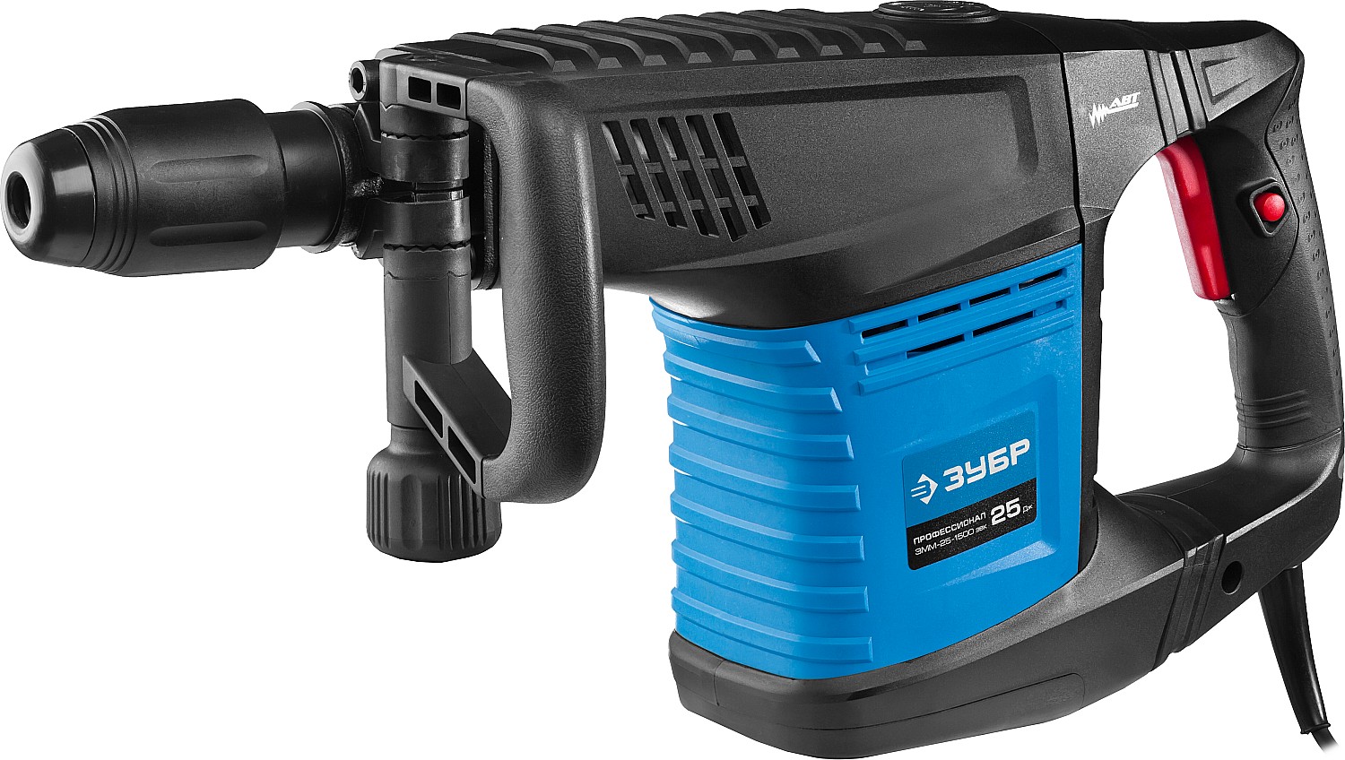 ЗУБР 25 Дж, 1500 Вт, АВТ, отбойный молоток SDS-Max, Профессионал (ЗММ-25-1500 ЭВК)