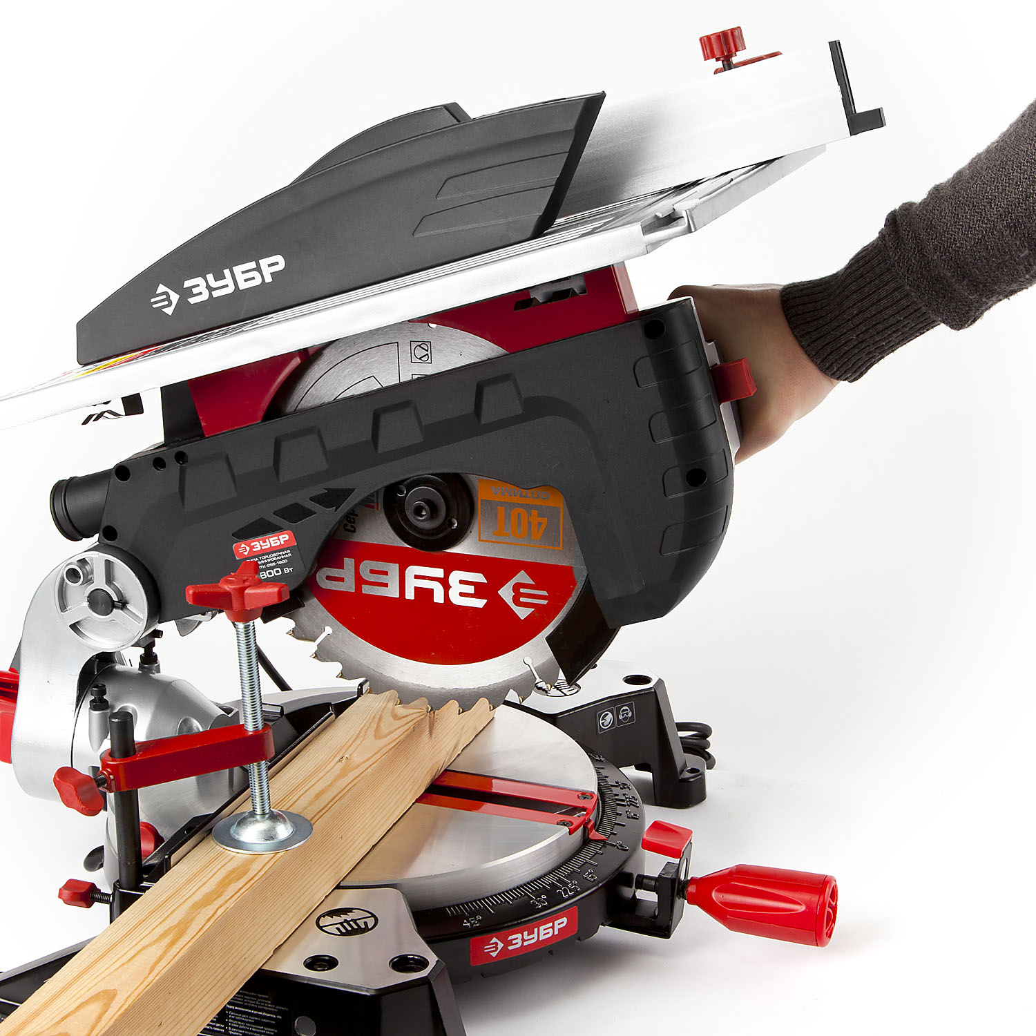 ЗУБР ЗПТК-255-1800 пила торцовочная комбинированная, d 250 х 30 мм, 1800 Вт