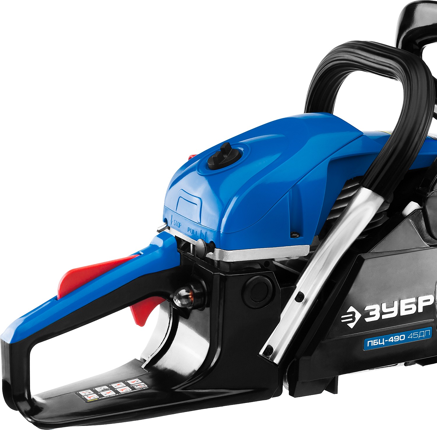 ЗУБР 49 см3, 45 см, бензопила, Профессионал (ПБЦ-490 45ДП)