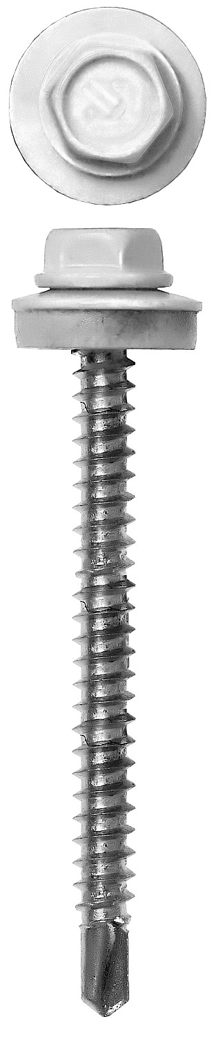 ЗУБР СКД 9003, 70 х 4.8 мм, белый, 160 шт (1,47 кг.), кровельный саморез, Профессионал (4-300315-48-070-9003)