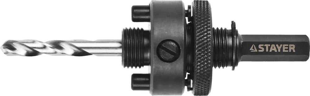STAYER HEX 3/8″ (9,5 мм) державка для биметаллических коронок 32-160 мм (29548)