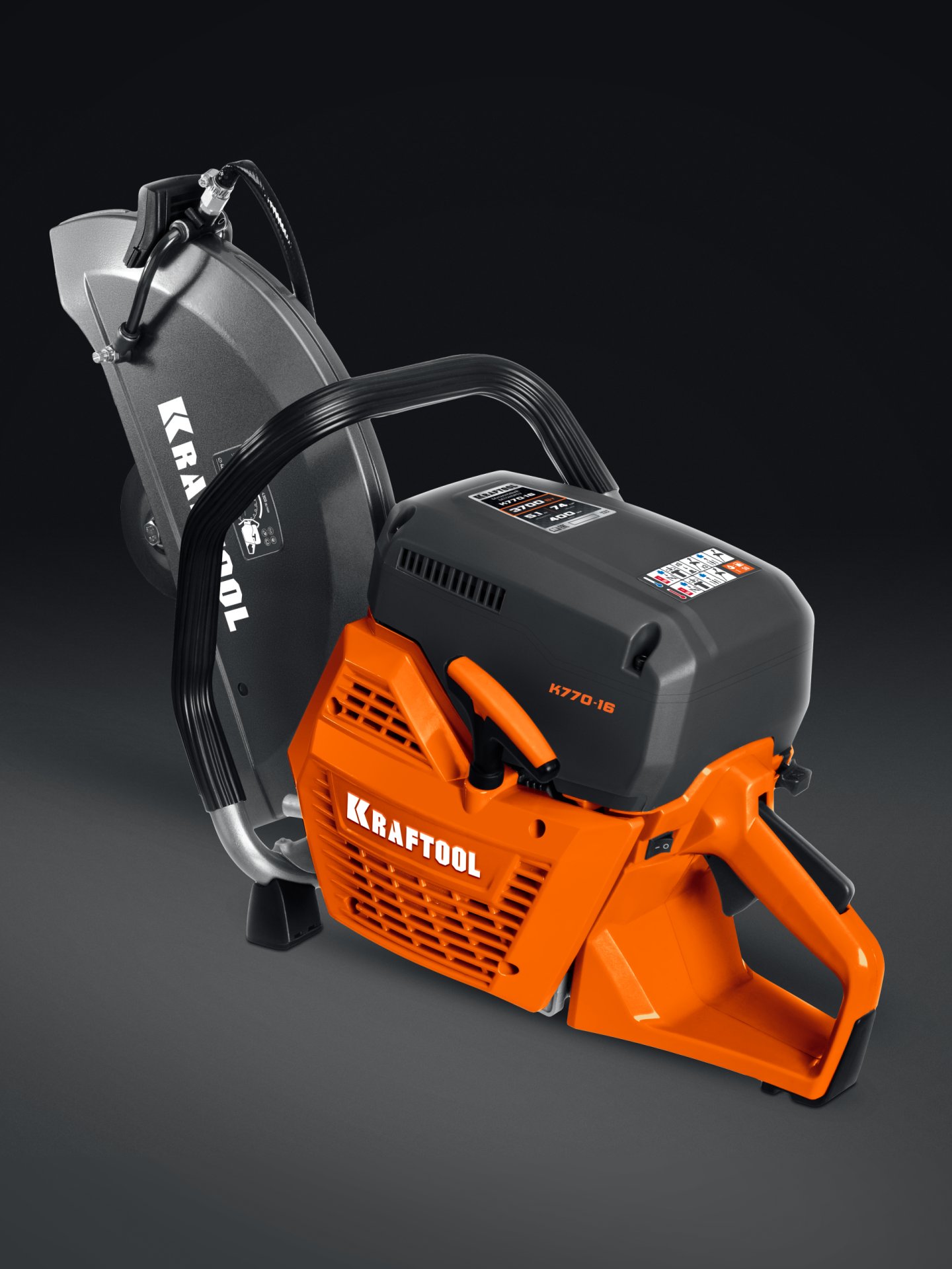 KRAFTOOL 3700 Вт, 400 мм, без диска, бензорез по бетону (бетонорез) (K770-16)