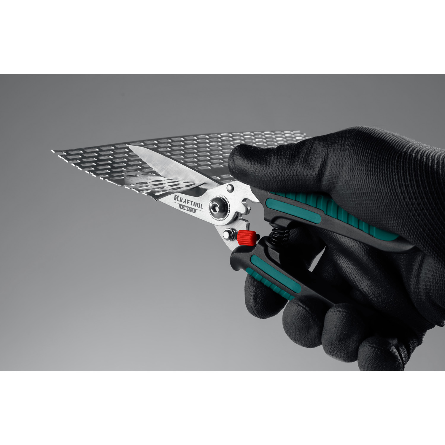 KRAFTOOL Alligator, 200 мм, многофункциональные прямые технические ножницы (23201)