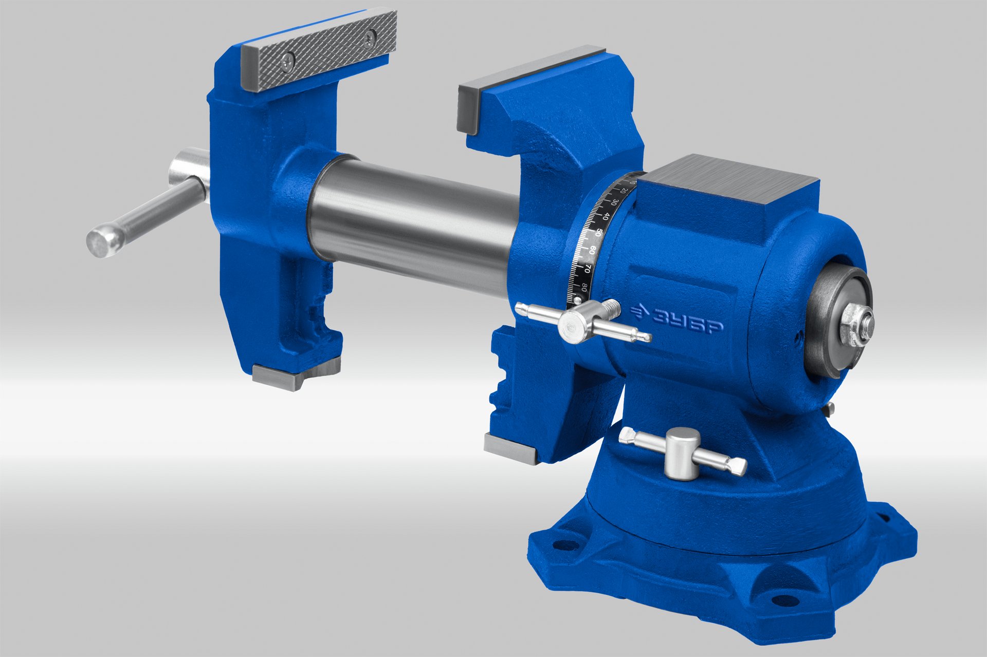 ЗУБР ЭКСПЕРТ-3D, 100 мм, многофункциональные слесарные тиски (32712-100)