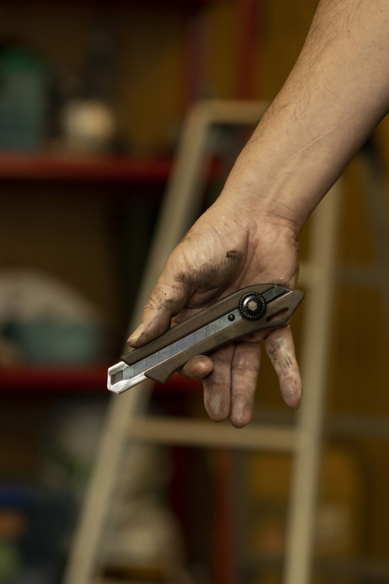 OLFA WOOD-PP Models 18 мм, с сегментированным лезвием, нож (OL-WD-L)