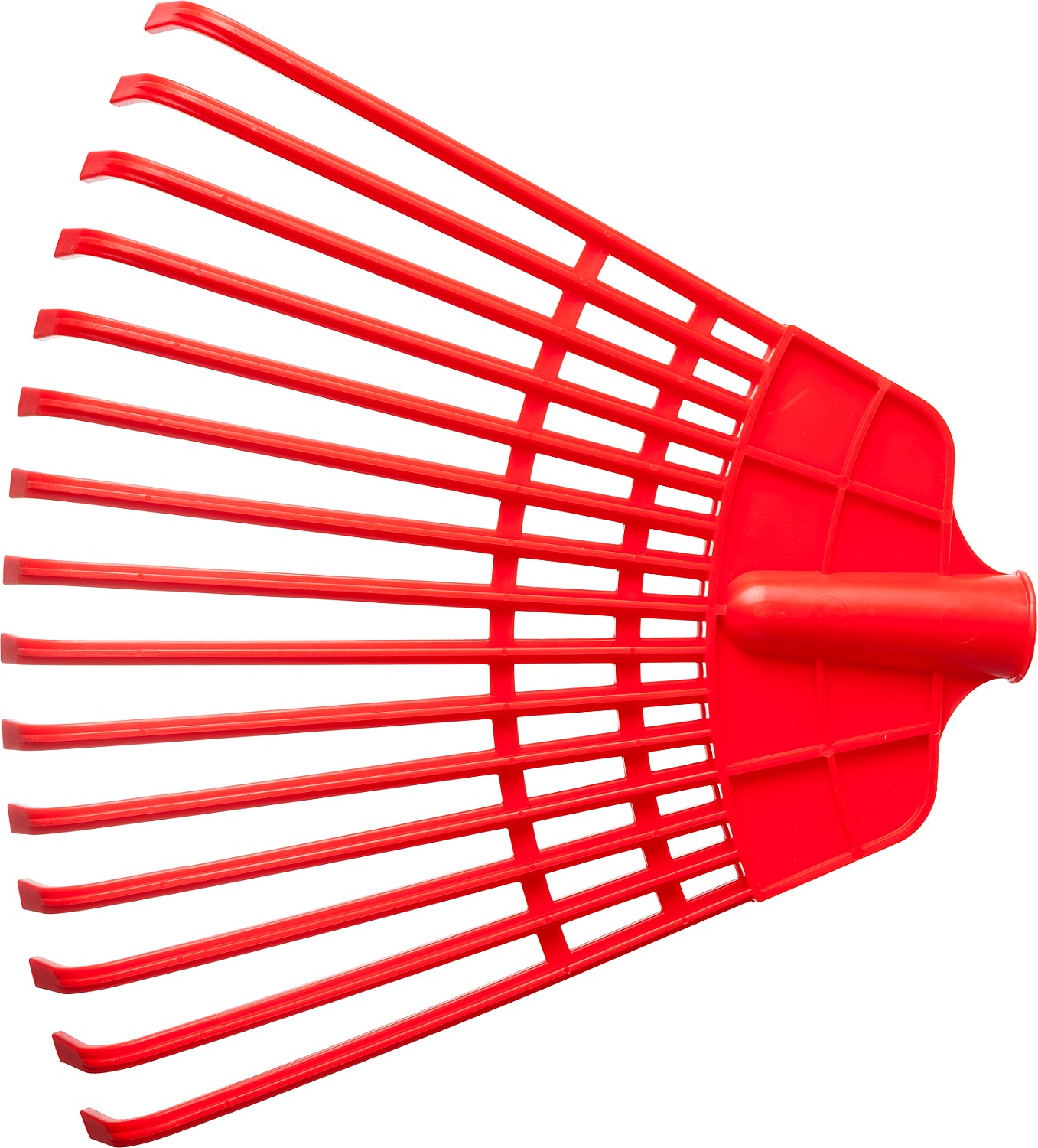 GRINDA GQ-15, 15 плоских зубцов размеры 350 х 40 х 310 мм, без черенка, первичный полиэтилен, веерные грабли (421879)