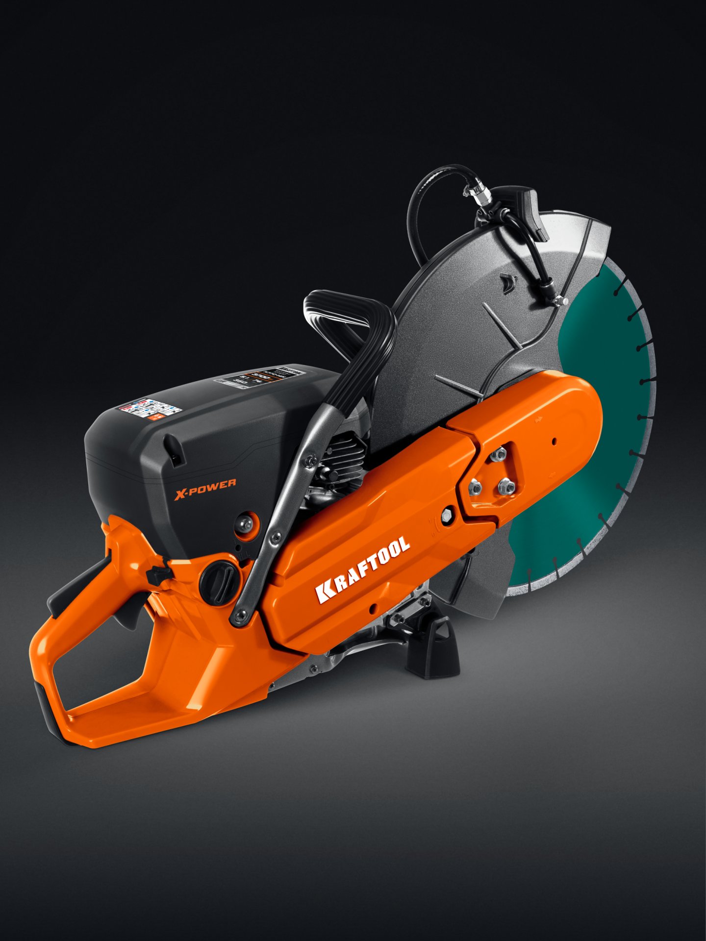 KRAFTOOL 3700 Вт, 350 мм, диск в комплекте, бензорез по бетону (бетонорез) (K770-14 H)