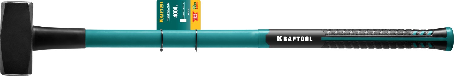KRAFTOOL Fiberglass, 4 кг, кувалда с удлинённой рукояткой (2008-4)