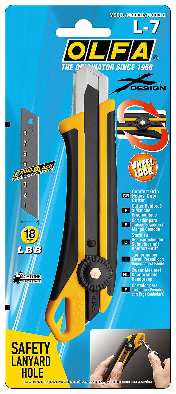OLFA 18 мм, Трещоточный нож (OL-L-7)