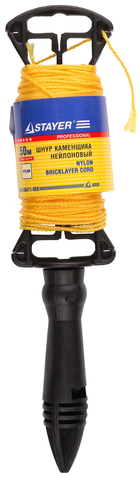 STAYER 100 м, жёлтый, шнур для строительных работ, Professional (2-06411-100)
