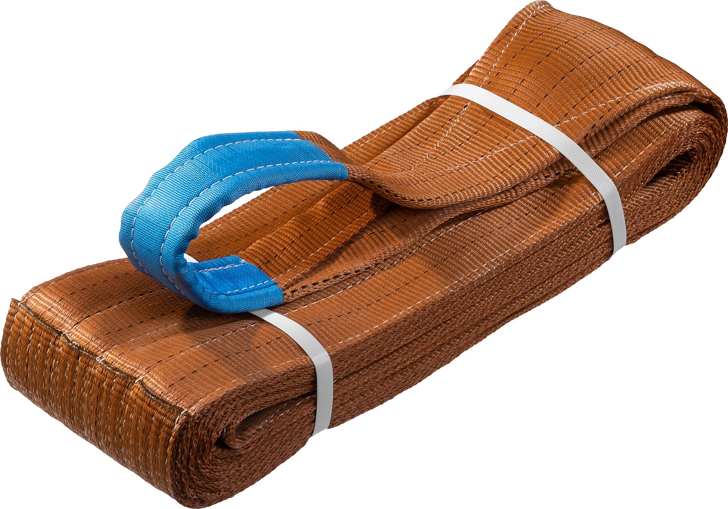 ЗУБР СТП-6/6, коричневый, г/п 6 т, длина 6 м, текстильный петлевой строп (43556-6-6)