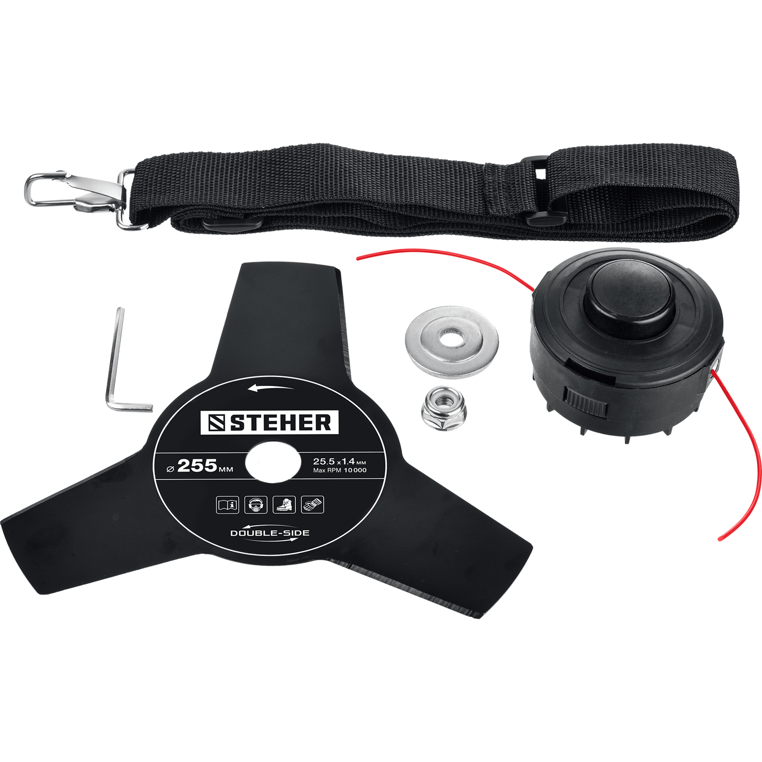 STEHER 1300 Вт, ш/с 38 см, сетевая коса (SEH-38-1300)