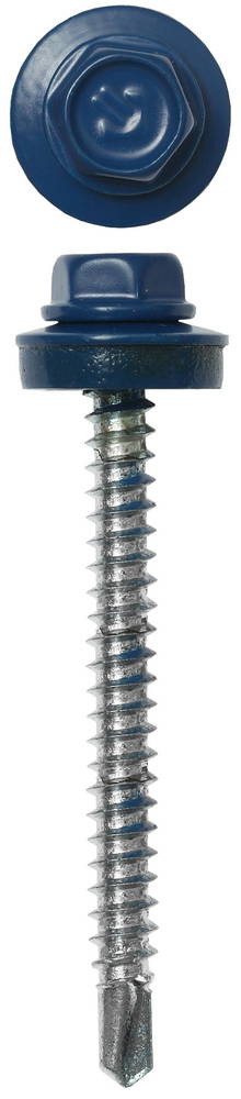 ЗУБР СКД 5005, 50 х 4.8 мм, синий насыщ., 1200 шт (8 кг.), кровельный саморез, Профессионал (4-300310-48-050-5005)