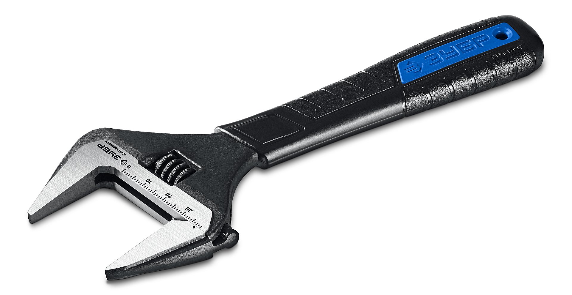 ЗУБР СлимФит, 200/39 мм, разводной ключ, ПРОФЕССИОНАЛ (27245-20)