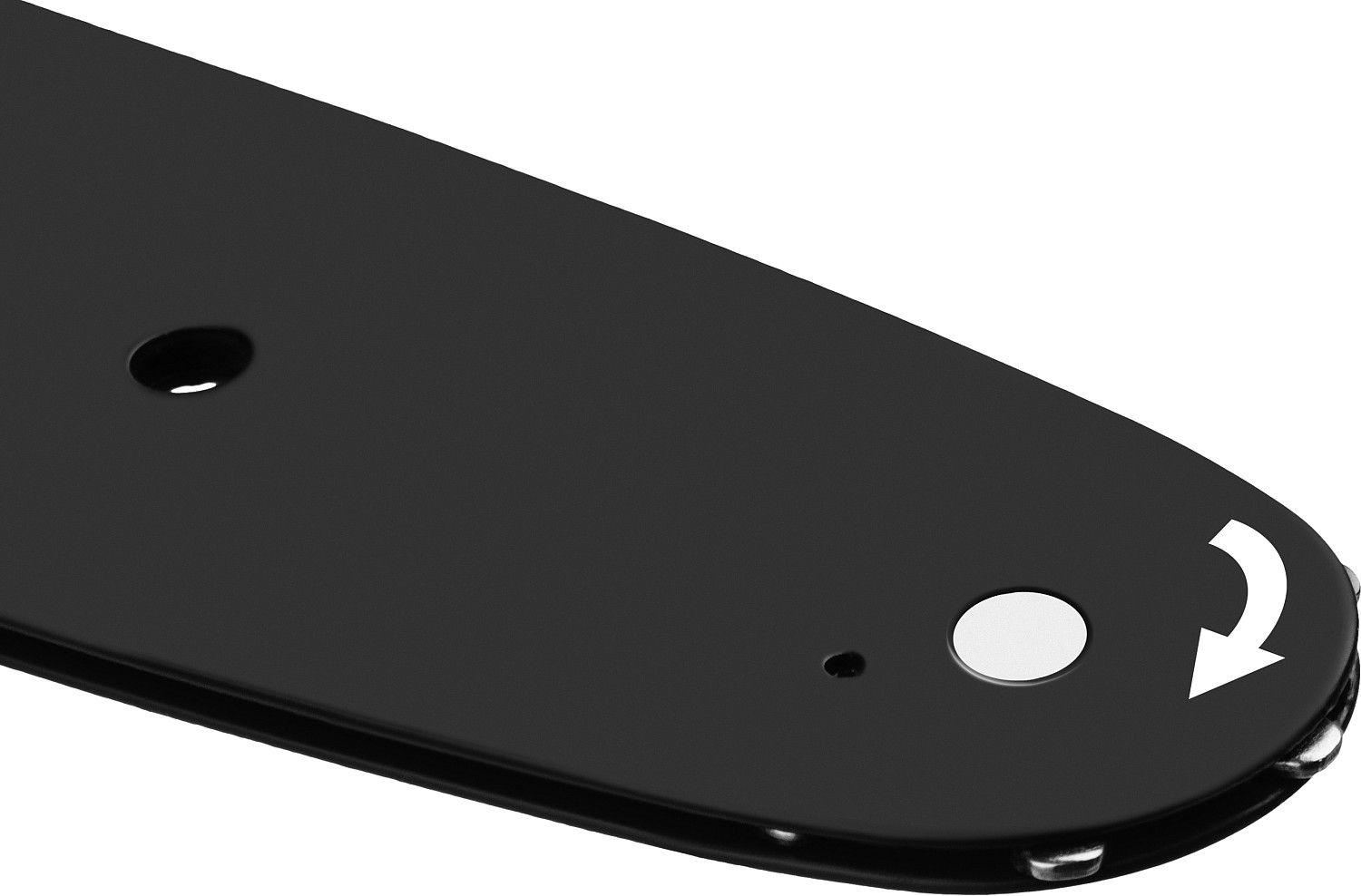 ЗУБР тип 1, шаг 3/8″, паз 1.3 мм, 35 см, шина для бензопил, Профессионал (70201-35)