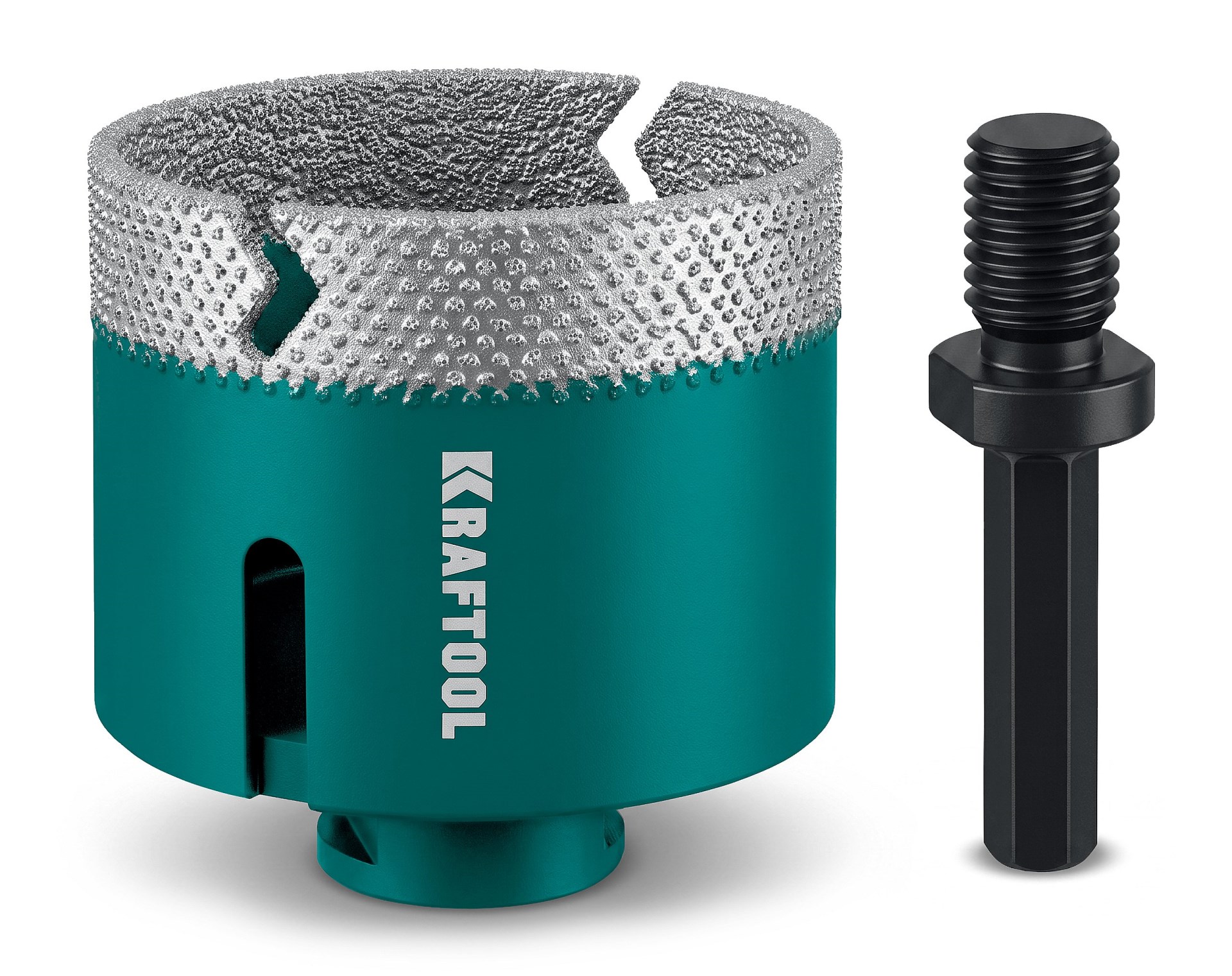 KRAFTOOL VS DIAMOND d 68 (М14, HEX10), Вакуумная алмазная коронка по керамограниту (29890-68)