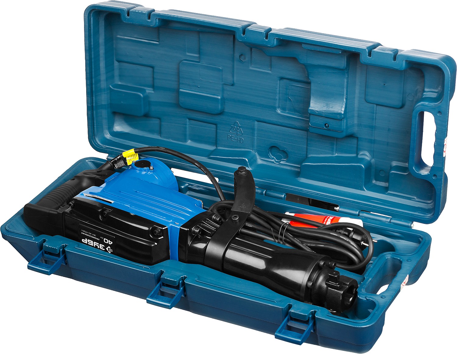 ЗУБР Бетонолом, 40 Дж, 1700 Вт, отбойный молоток HEX-30, Профессионал (ЗМ-40-1700 К)