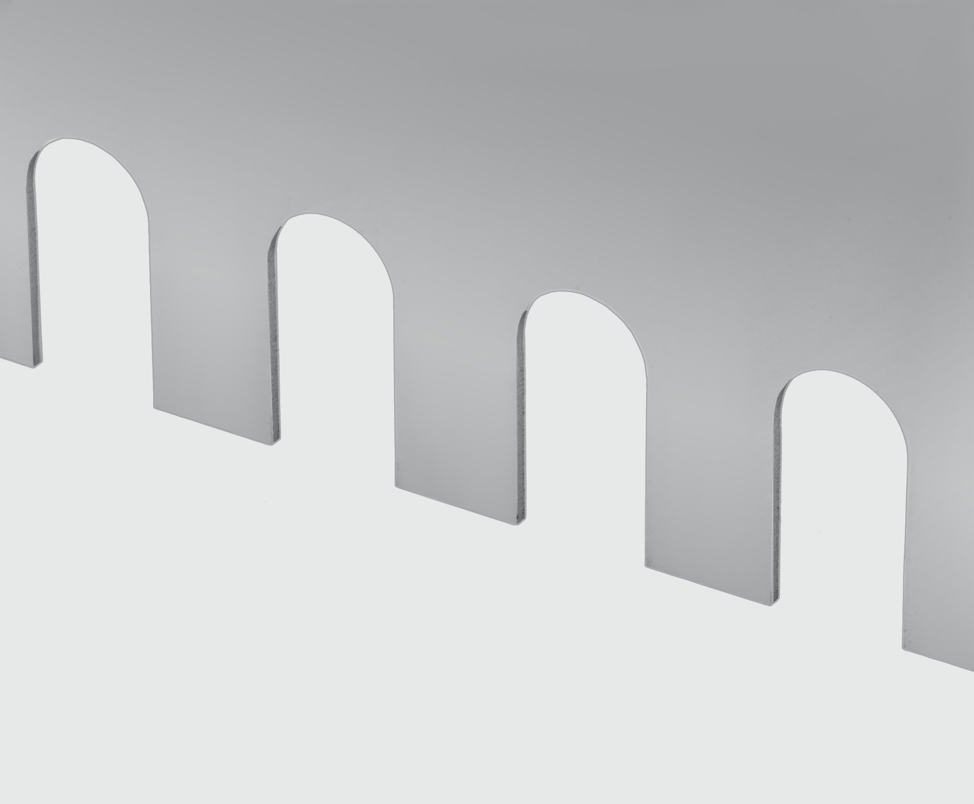 KRAFTOOL BUNKER-4 зуб 8, 10, 12 мм, полукруг 10х20 мм, нерж. сталь, Раздвижная гребенка для плитки (08081)