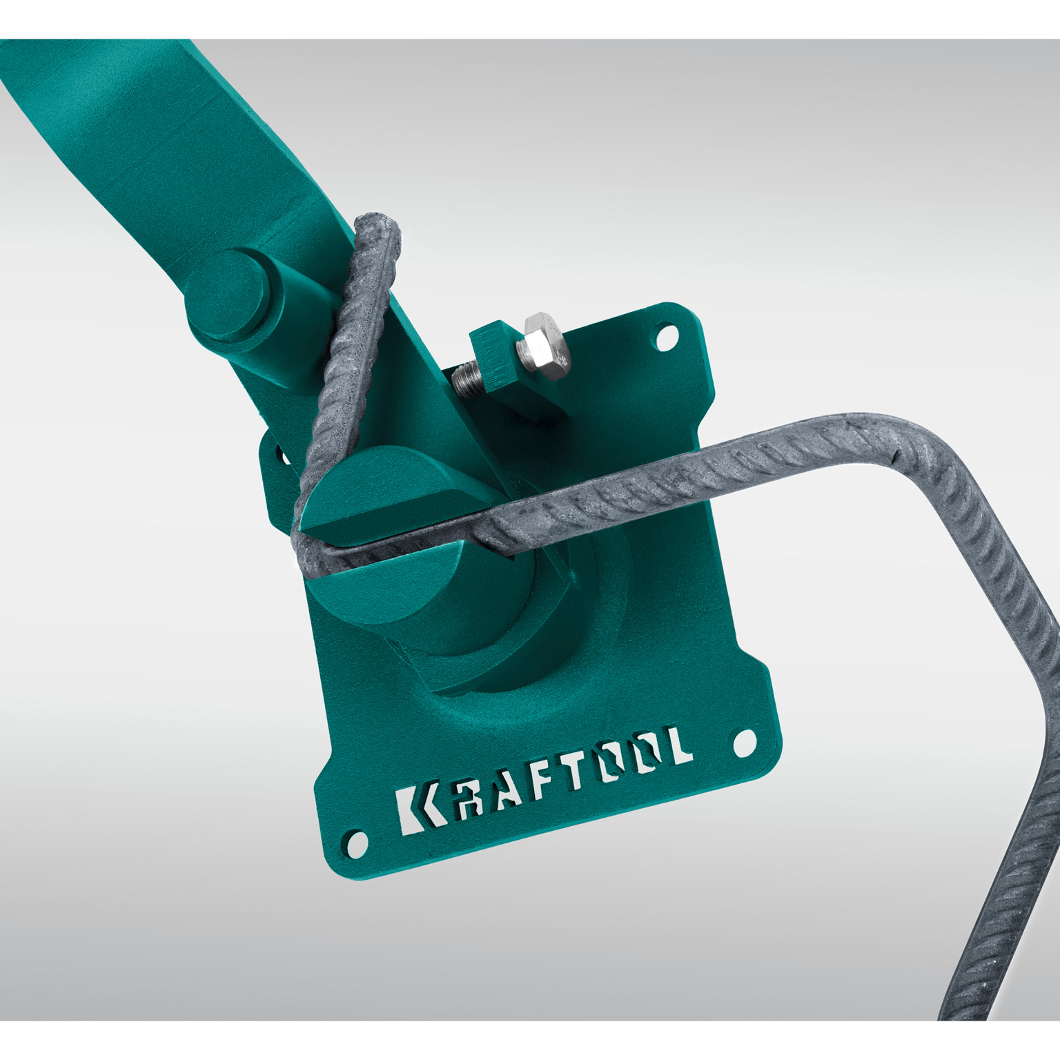 KRAFTOOL 12 E, острый гиб, на подшипнике, ручной станок для гибки арматуры (23303)