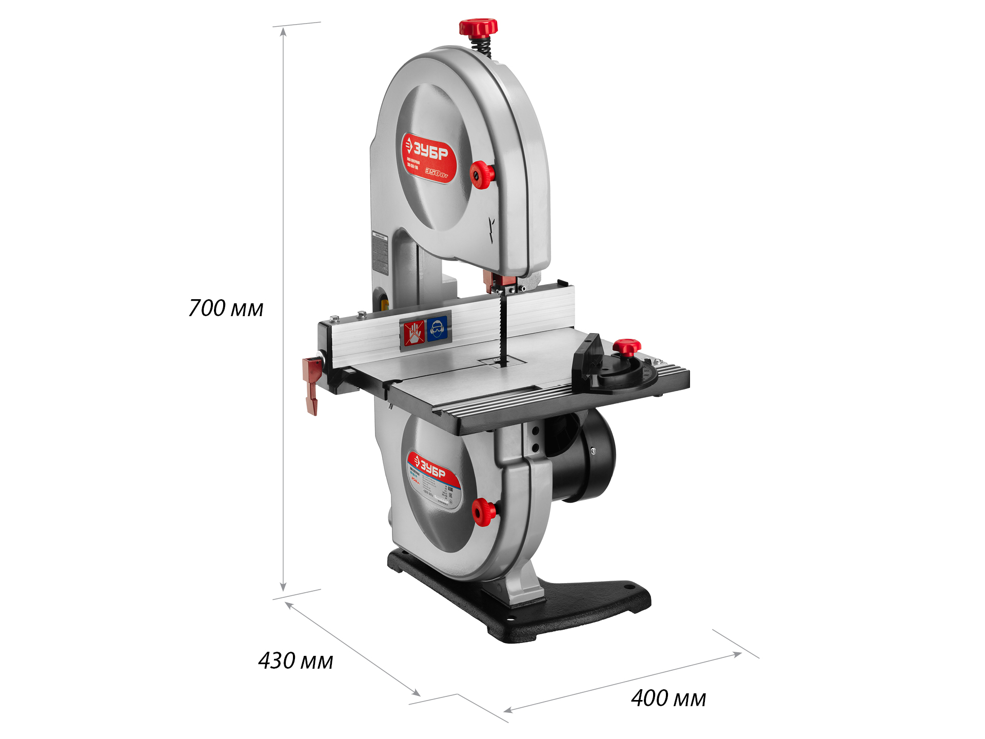 ЗУБР 190 мм, 350 Вт, ленточная пила (ЗПЛ-350-190)