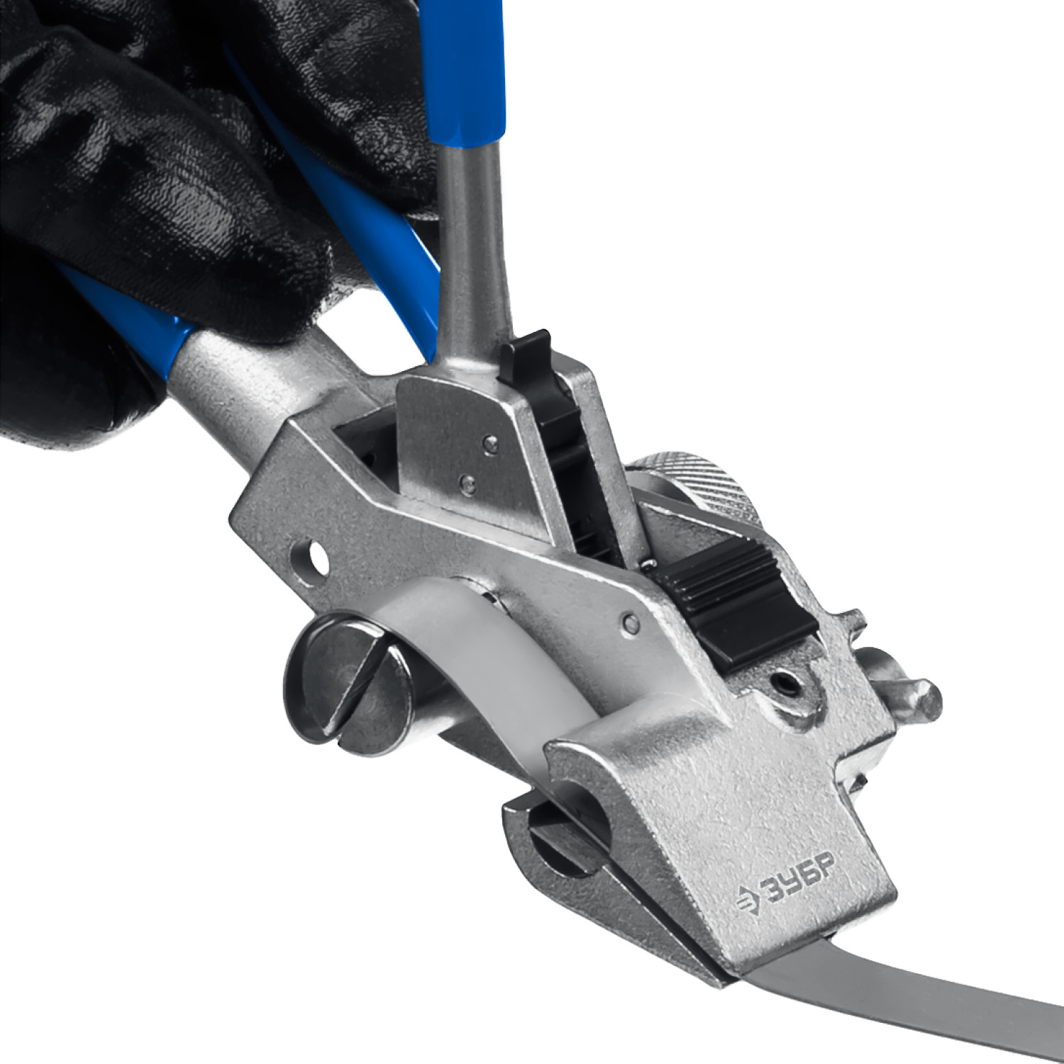 ЗУБР ИНХ-20, инструмент для натяжения стальной монтажной ленты, Профессионал (22624)