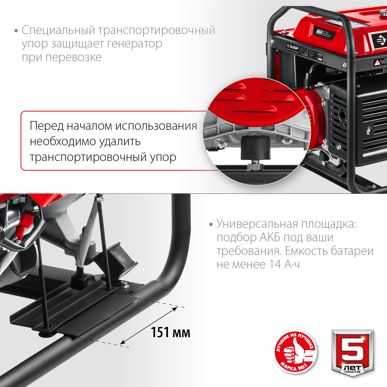 ЗУБР 7000 Вт, бензиновый генератор с автозапуском (СБА-7000)