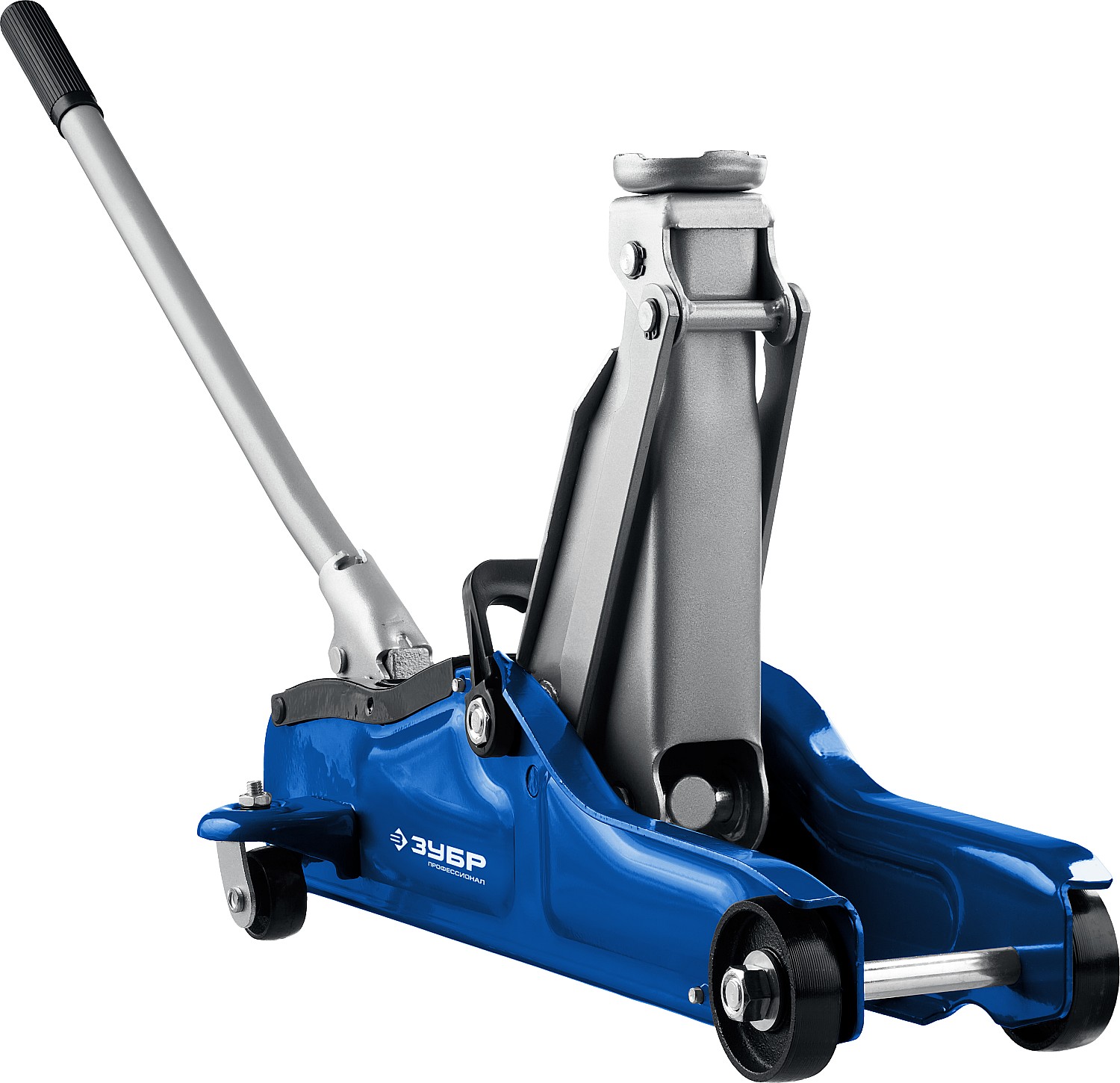 ЗУБР Т-35, 2 т, 85 - 330 мм, подкатной домкрат с низким подхватом в кейсе, Профессионал (43056-2-K)