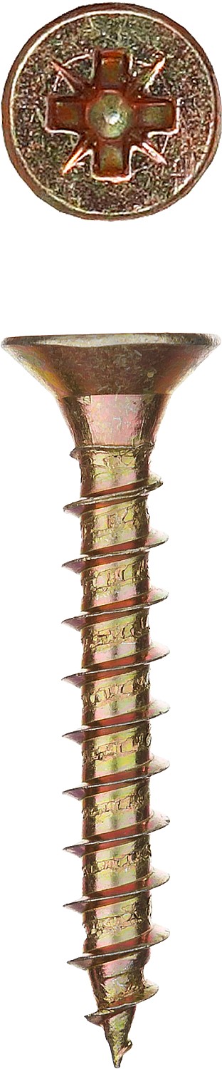 ЗУБР СУ-Ж, 35 х 3.5 мм, желтый цинк, 8500 шт (12,07 кг.), универсальный саморез (4-300390-35-035)