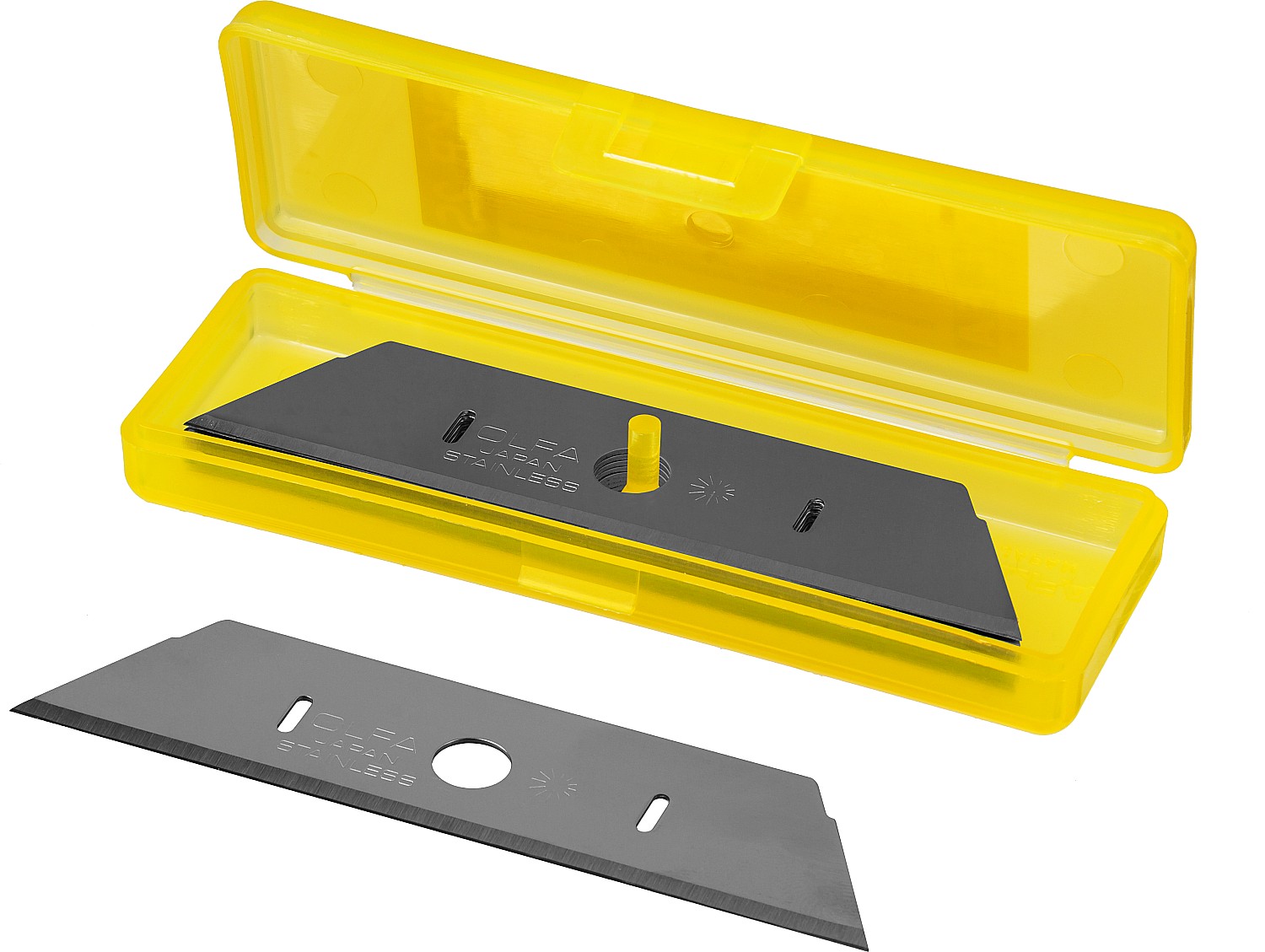 OLFA SK-12, 10 шт, 17.5 мм, из нержавеющей стали, трапециевидное лезвие (OL-SKB-2S/10B)