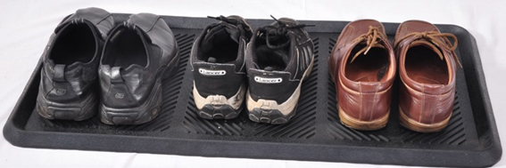 Лоток для обуви резиновый 800x400x6 мм