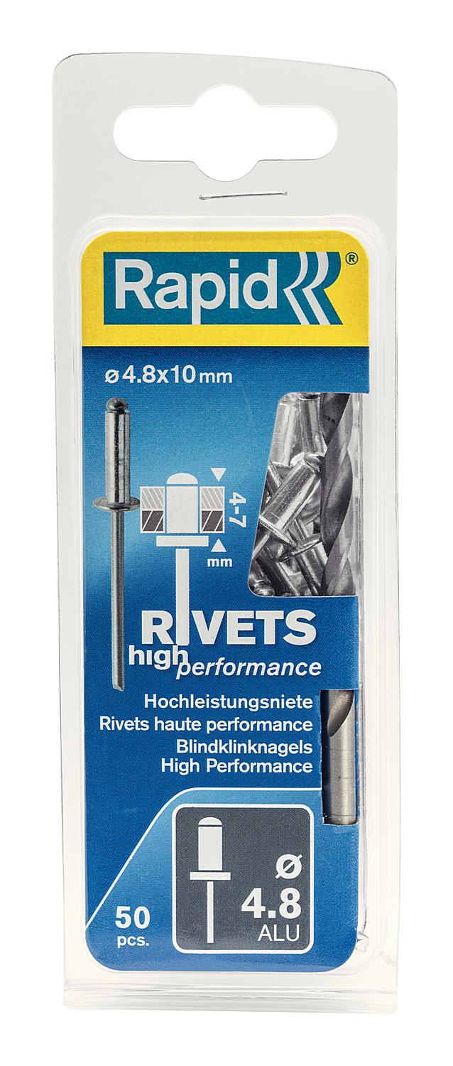 RAPID 4.8 х 10 мм, 50 шт, алюминиевая заклепка (5000387)