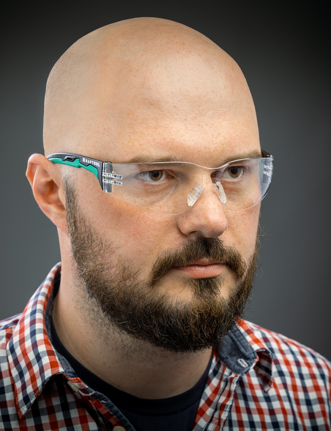 KRAFTOOL PULSAR прозрачные защитные очки, открытые, защита от царапин и запотевания, UV 400, оптический класс 1 (110460)