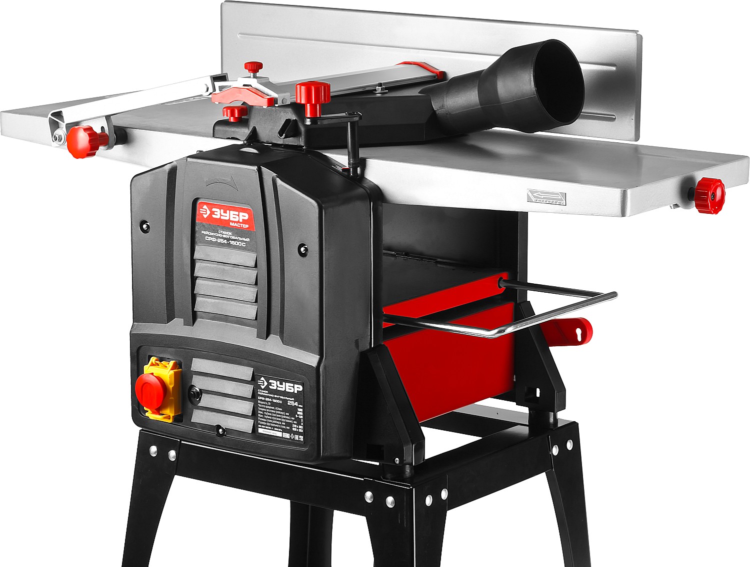 ЗУБР 254 мм, 1600 Вт, фуговально - рейсмусовый станок (СРФ-254-1600С)