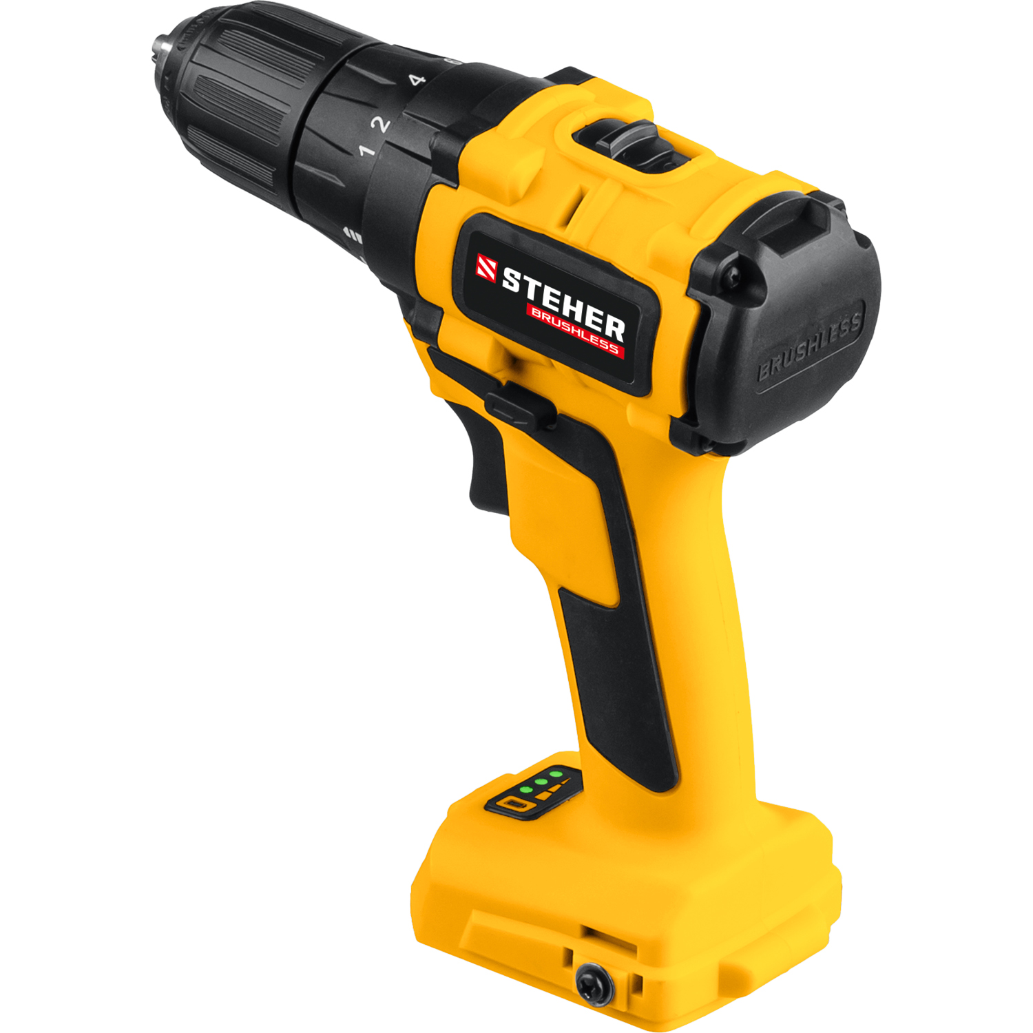 STEHER V1, 20 В, 45 Н·м, без АКБ, бесщеточная дрель-шуруповерт (CDB-200)