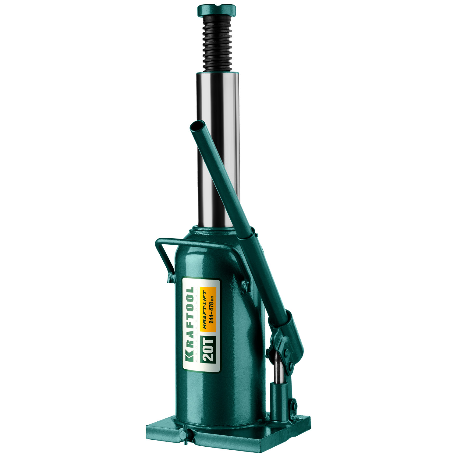 KRAFTOOL KRAFT-LIFT, 20 т, 244 - 478 мм, бутылочный гидравлический домкрат (43462-20)