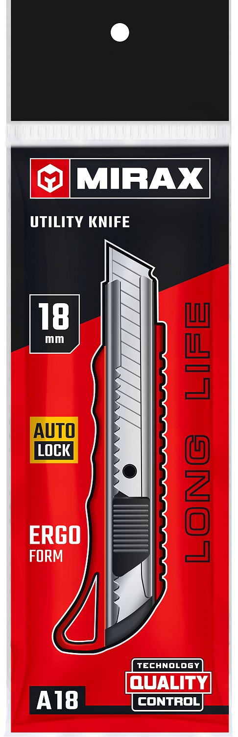 MIRAX 18 мм, нож с автостопом (09127)