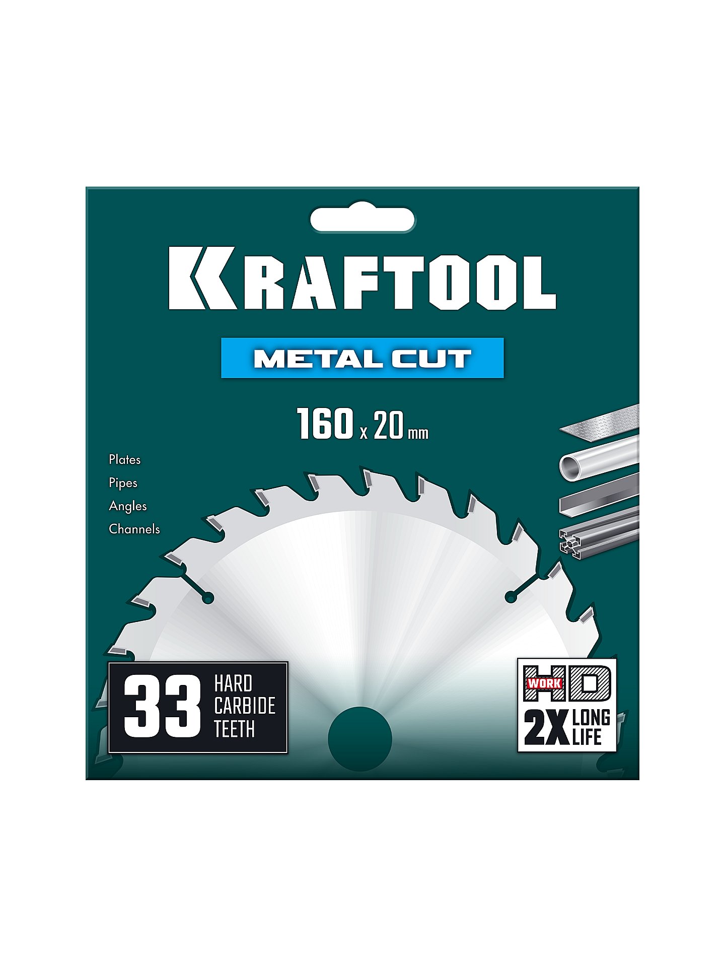 KRAFTOOL Metal Cut 160 х 20 мм, 33Т, диск пильный по металлу и стали (36954-160-20-33)