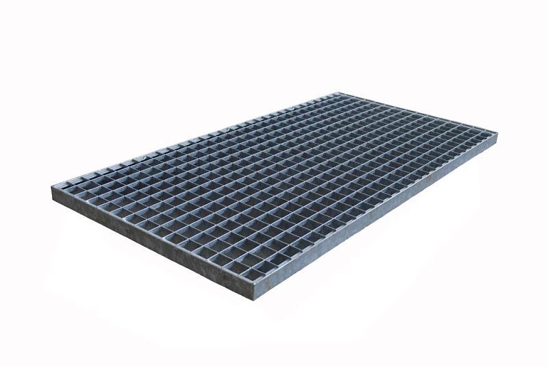 Решетка стальная 1000x1000 мм (полоса 30x2 мм) мм (ячейка 33x33 мм),  22кг
