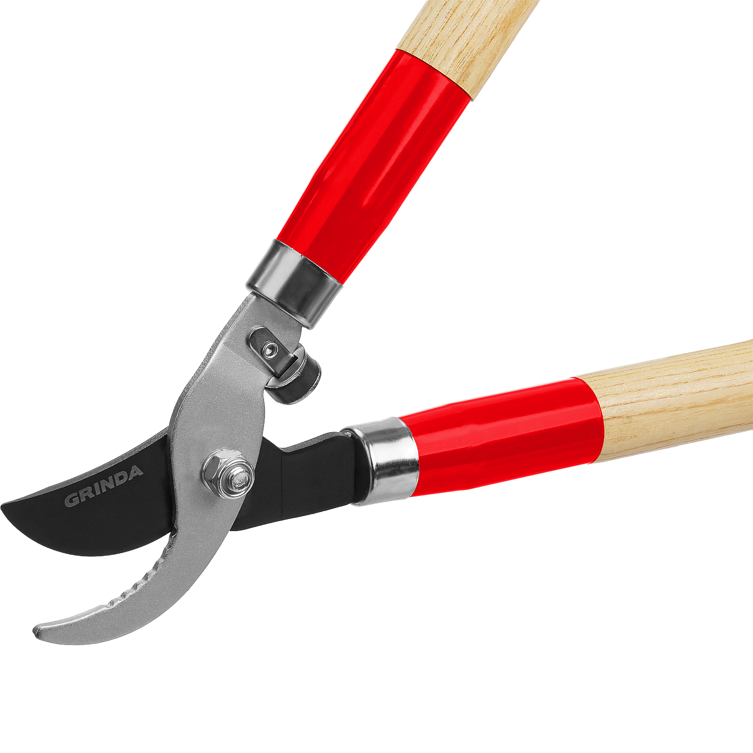 GRINDA W-700, длина 700 мм, закаленные лезвия, рукоятки из дерева высшего сорта, плоскостной сучкорез (40232)