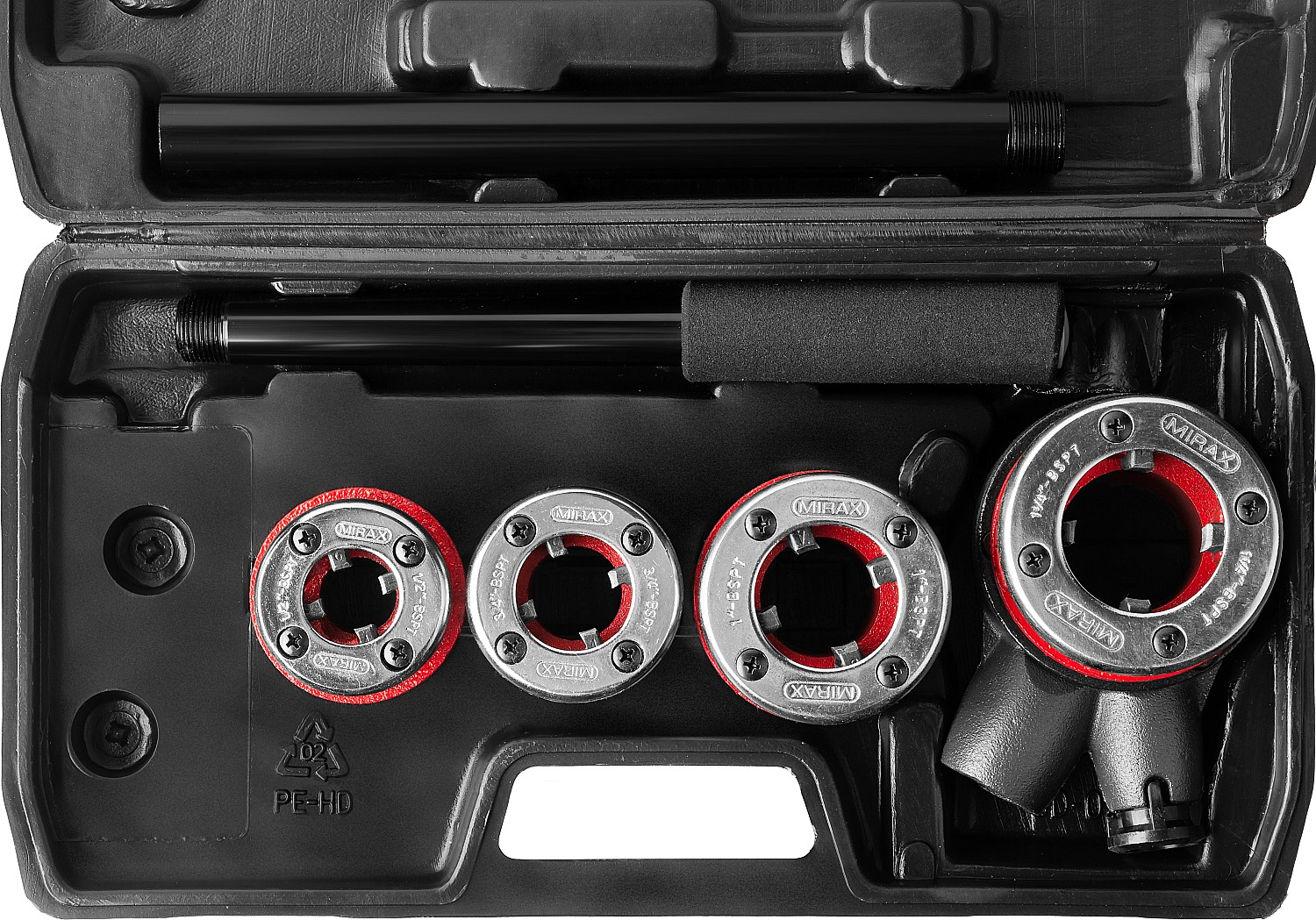 MIRAX набор клуппов с трещоткой №4 (28240-H4)