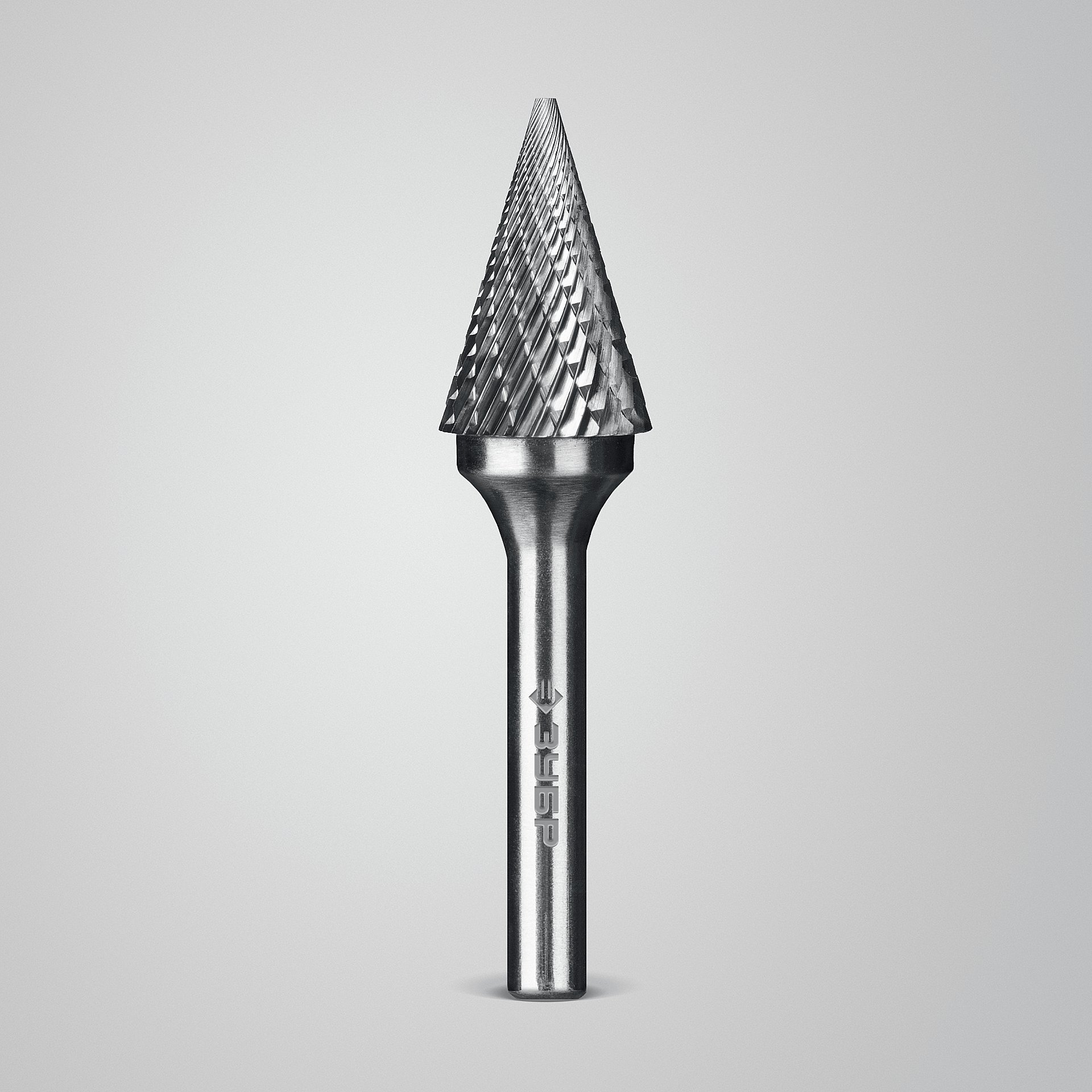 ЗУБР 16х25 мм, тип M (конус с острым углом 30°), хв-к 6 мм, твердосплавная борфреза, ПРОФЕССИОНАЛ (28811-16-25)