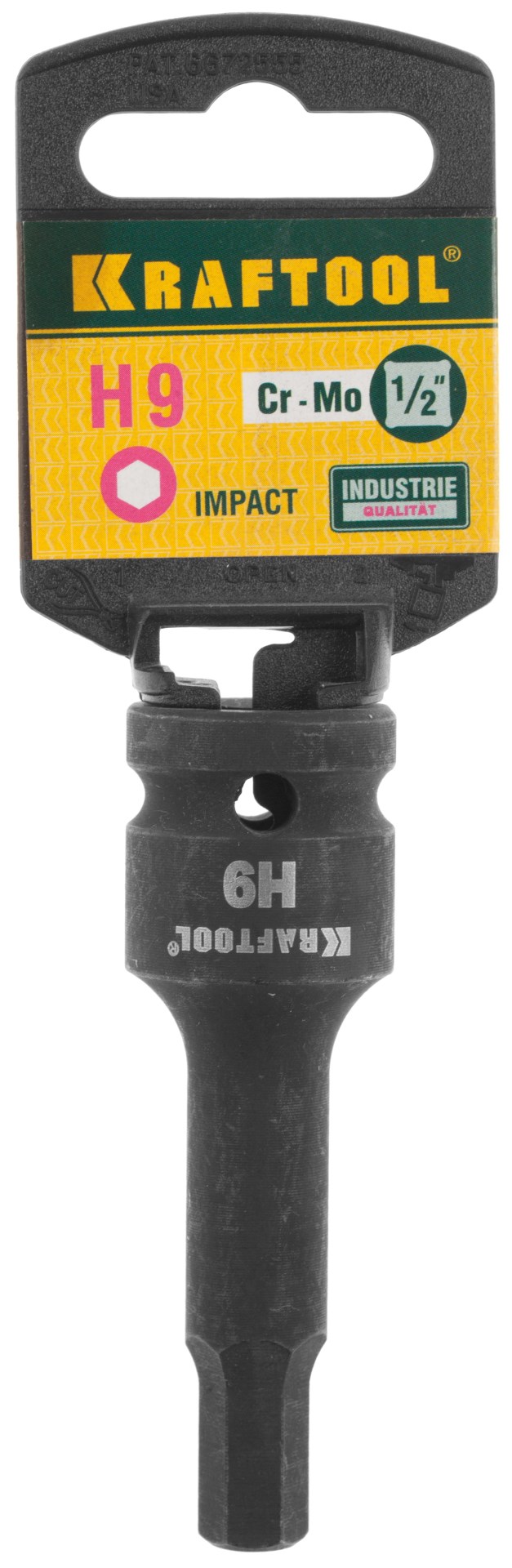 KRAFTOOL HEX, 1/2″, Н9, ударная торцовая головка (27950-09)