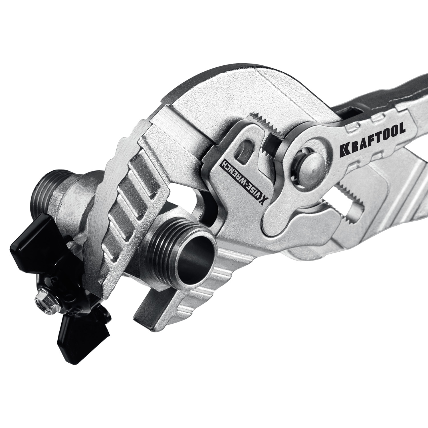 KRAFTOOL Vise-Wrench X 300 мм, Клещи переставные-гаечный ключ (22069)