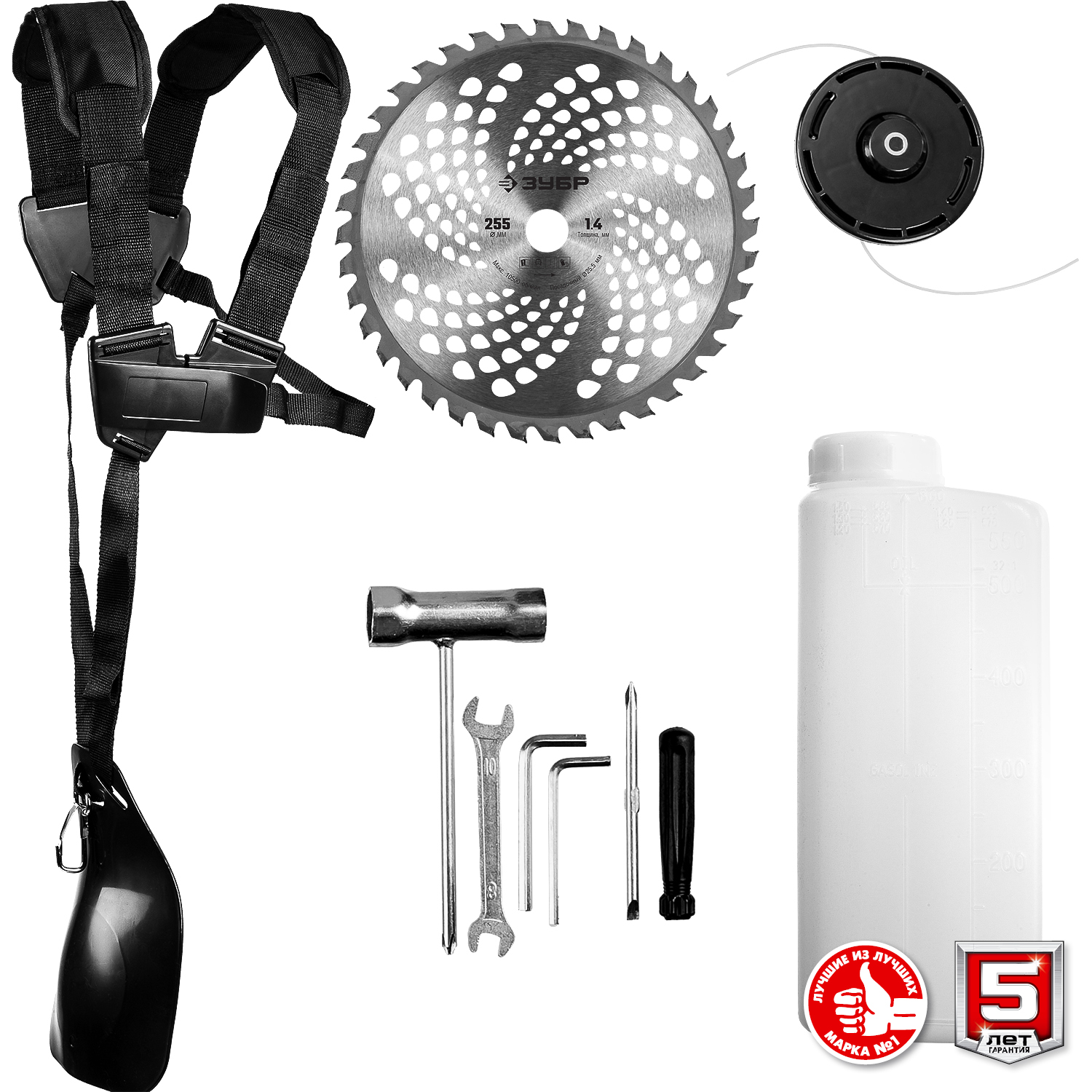 ЗУБР 2.5 кВт, бензиновый триммер (КРБ-2500-Р)