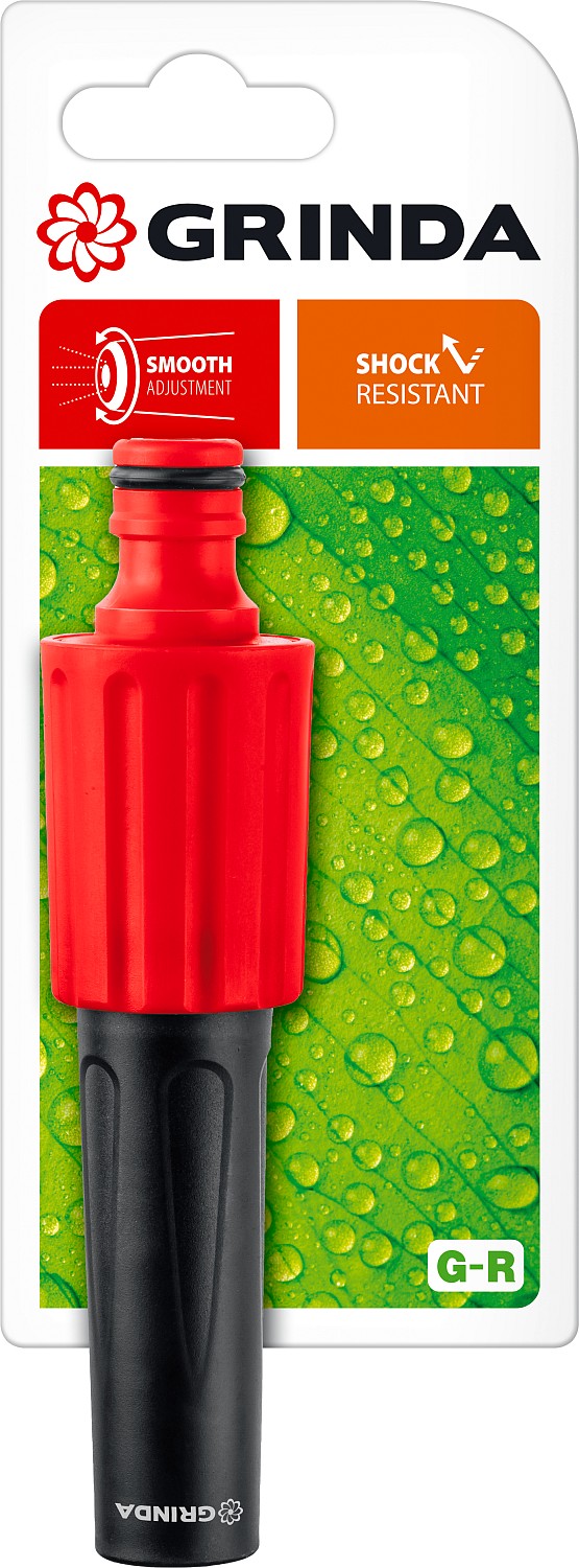 GRINDA G-R, плавная регулировка, пластиковый, поливочный наконечник (8-427256)