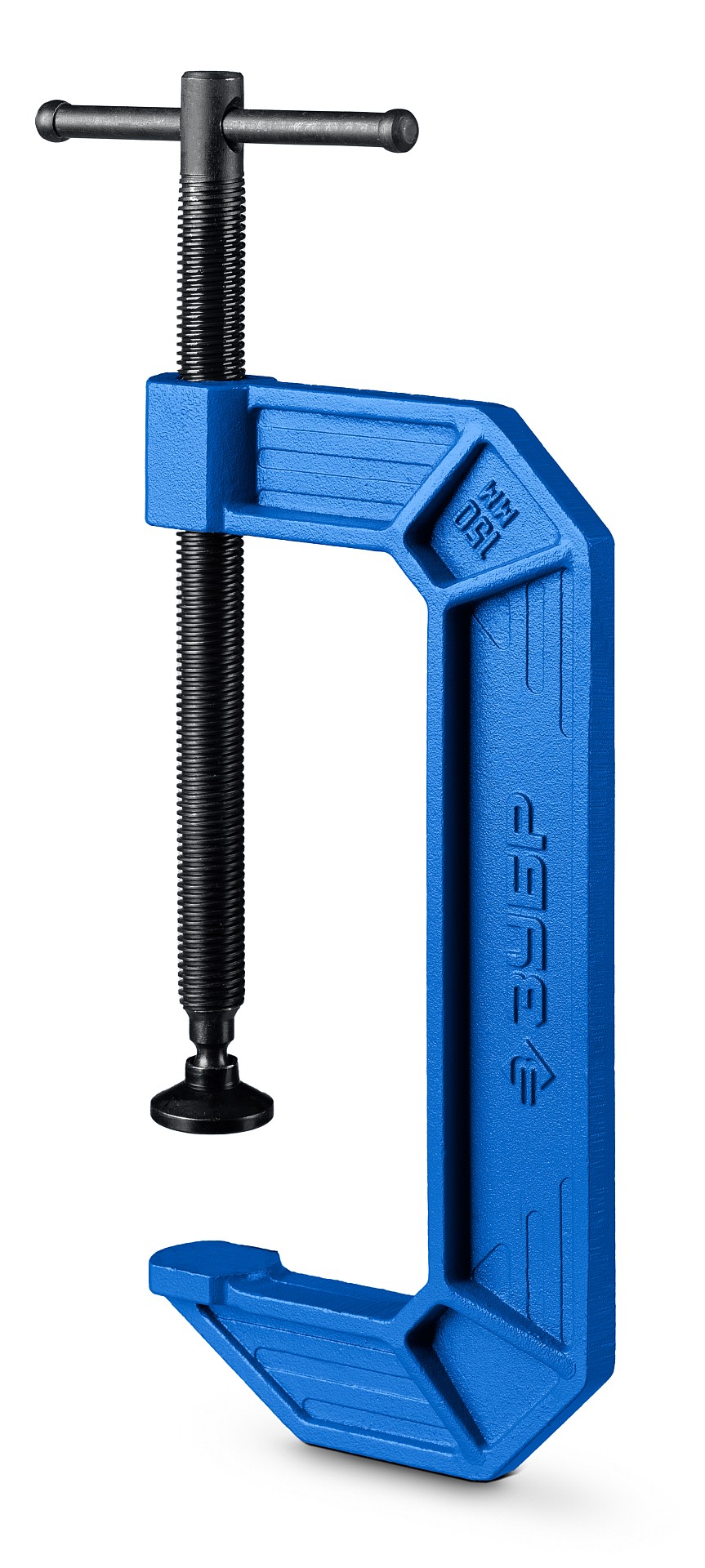 ЗУБР ПСС-150, 150 мм, чугунная струбцина тип С (G-образная), Профессионал (32245-150)