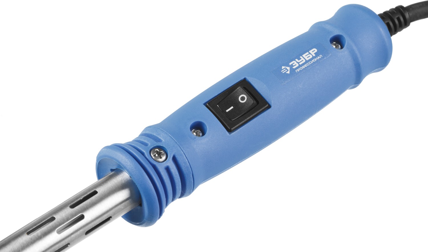 ЗУБР Ceramic PRO, 300 Вт, клин, высокомощный электропаяльник с пластиковой рукояткой, Профессионал (55301-300)