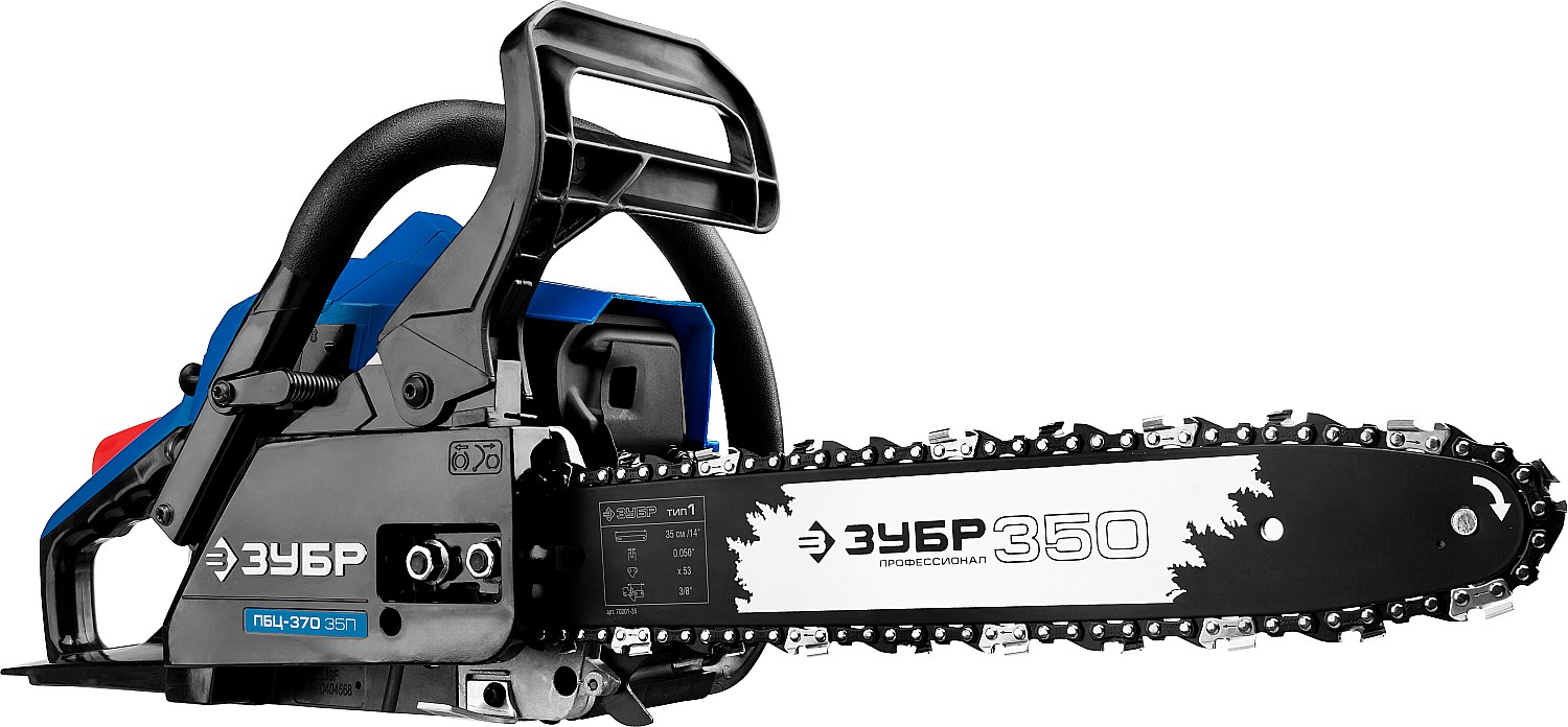ЗУБР 37 см3, 35 см, бензопила, Профессионал (ПБЦ-370 35П)