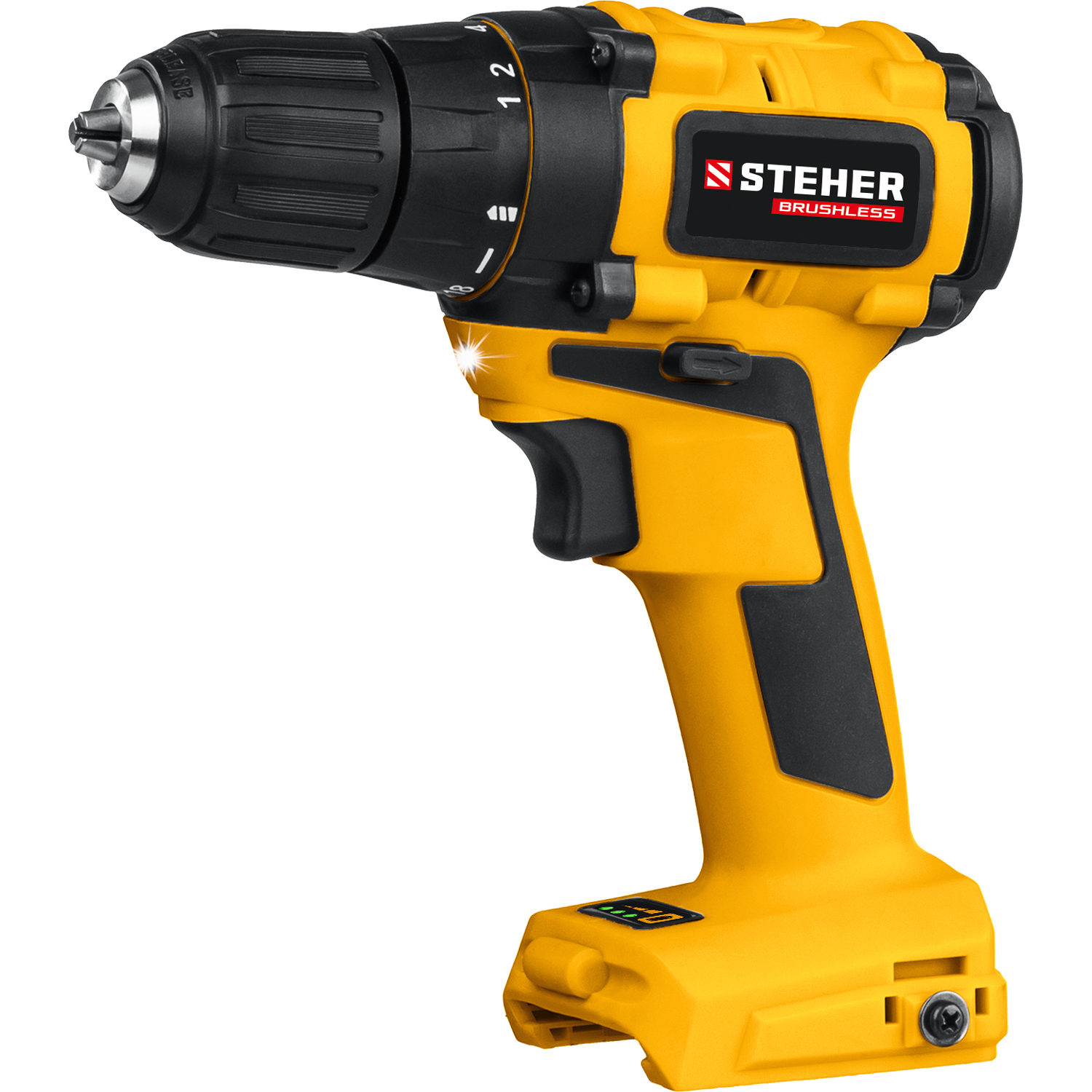 STEHER V1, 20 В, 45 Н·м, без АКБ, бесщеточная дрель-шуруповерт (CDB-200)