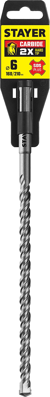 STAYER 6 x 210 мм, SDS-plus бур, Professional (2930-210-06)